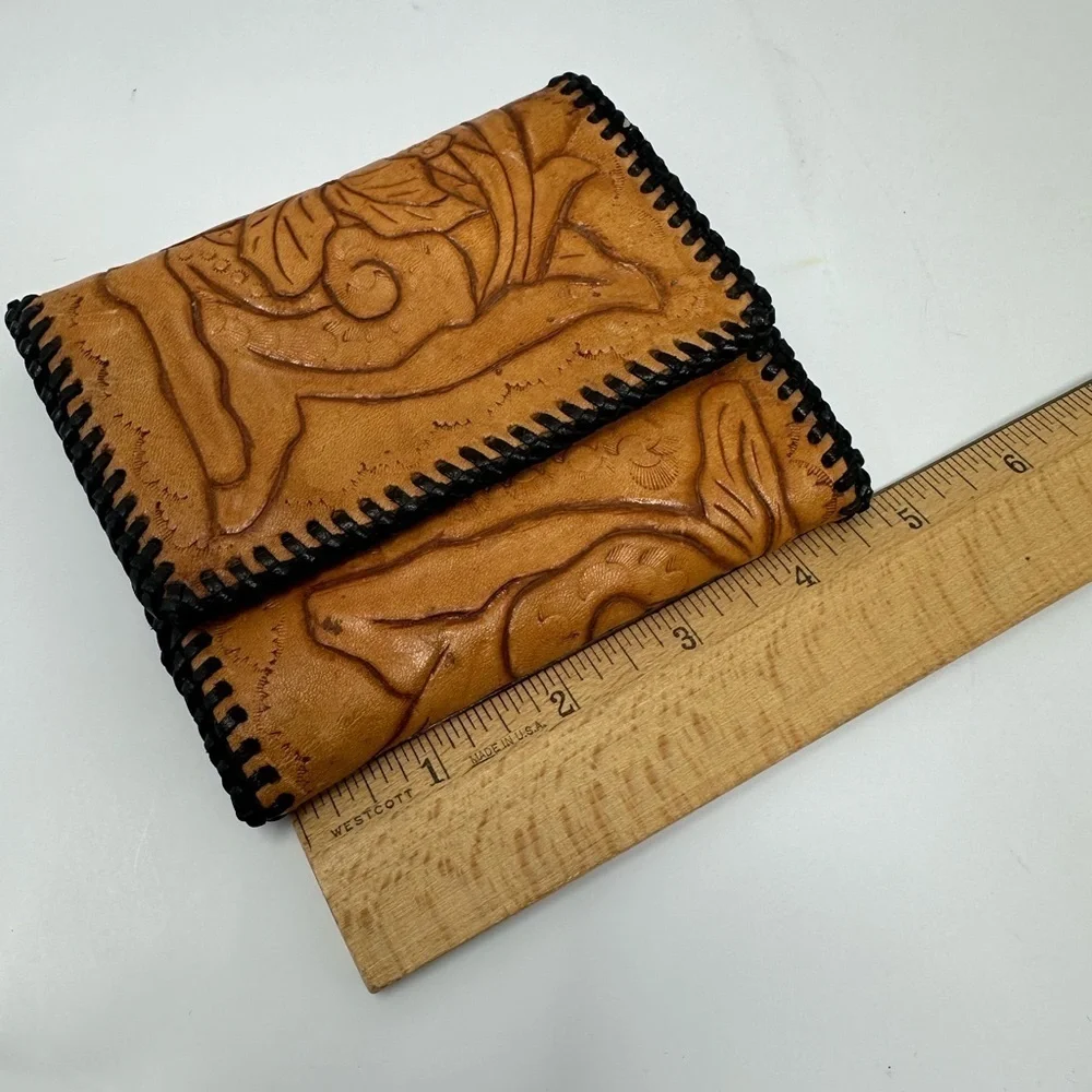 Hand Tooled Leather Wallet